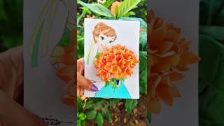 Anna #satisfying #artwork #zhenhina #shorts #popular #flowers #short