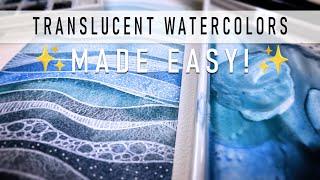  Fun & Easy Beginner Friendly: Watercolor with Translucent Layers! 