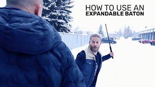 Using An Expandable Baton For Self Defense