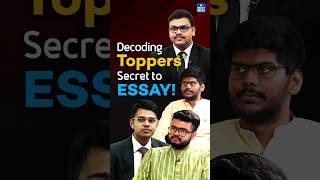 UPSC Essay Strategy By Toppers CSE 2023 | NEXT IAS Toppers' Talk  #upsc #ias