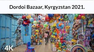 Dordoi Bazaar, Bishkek, Kyrgyzstan 2021. Random footage.