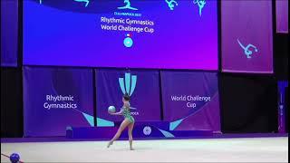 Stiliana Nikolova - ball final- World challenge cup Cluj-Napoca 2022