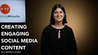 Marketing Minute Video: Creating Engaging Social Media Content