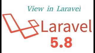 Laravel 5.8 tutorial #5 - simple View