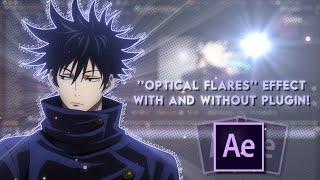 ''OPTICAL FLARES'' WITH AND WITHOUT PLUGIN // After Effects Tutorial