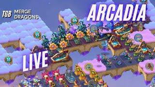 Merge Dragons Arcadia Opening Chests Live DAY 2 !!!