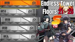 [ZZZ] Endless Tower Floor 21 - 25 S Clear | NEW HARD END GAME?