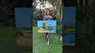 Новая картина #художник #ольгабазанова #творчество #искусство #шортс #картинамаслом #кисть