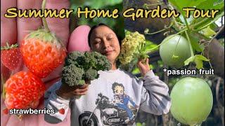 Summer home garden tour- vegetable to fruits and everything other things in garden 🪴‍