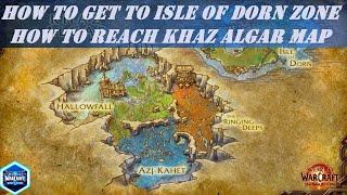 How to Get to Isle of Dorn Zone | How to Reach Khaz Algar Map | War Within | Dalaran Intro Questline