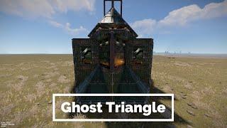 Бункер для соло игрока в Раст (Обзор)/Solo Bunker Base Design in Rust 2024 "Ghost Triangle".