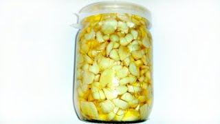 Как приготовить лечебное чесночное масло!
