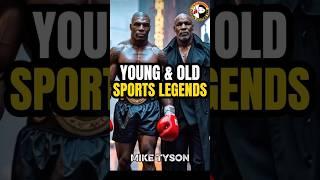 PRIME SPORTS LEGENDS MEET THEIR OLDER SELF #sports #boxing #boxeo #shorts