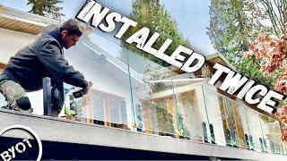 How To Install A Glass Deck Railing SOLO