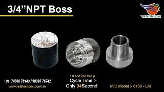 3/4"NPT BOSS | RealTech CNC Machine VD-206