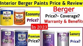 Berger All Interior Paints Price & Review | Berger Paints Price In 2023