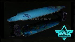 Купить лонгборд Dusters S6 Kraken Longboard Blue/Purple 38 магазин лонгбордов