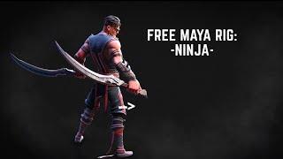 [BUILT BY COLOSSUS] FREE MAYA RIG WALKTHROUGH: NINJA
