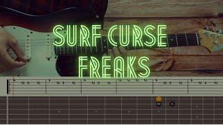 Surf Curse  - Freaks / Guitar Tutorial / Tabs + Chords +Solo