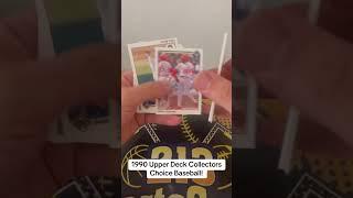 1990 Upper Deck Collectors Choice Baseball! #sportscards #baseballcards  #baseball