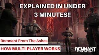 REMNANT: FROM THE ASHES - Multiplayer Explained In Under 3 Minutes!