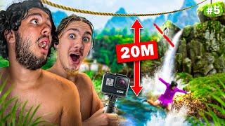 ON SAUTE D’UNE TYROLIENNE À plus de 20m DE HAUT ! (Énorme plat mdrrr) #5