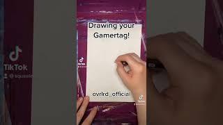 Overlord Official Gamertag Time Lapse Drawing