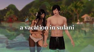 a vacation in sulani - shin & maya | the sims 4