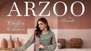 Arzoo Chiffon Collection'24 By Ramsha vol-1