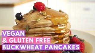 Vegan and Gluten Free Pancakes: The Fluffiest Buckwheat Pancakes
