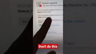 Don't do this with Windows updates or it will take longer ‍️