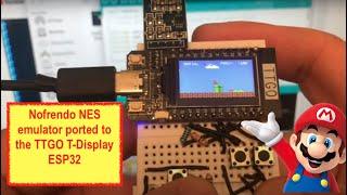 Nofrendo NES emulator ported to the TTGO T-Display ESP32  [Fix Bad Audio ]