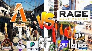 Top Best Free Fivem Vs. Ragemp GTA Roleplay Servers(2022) Non Whitelist Servers Grizzley World Pt. 1