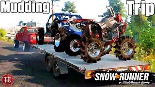 SnowRunner: Can Am Maverick X3 & Renegade GO ON A MUDDING TRIP! RP