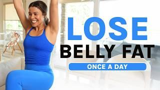 LOSE BELLY FAT in 20 Minutes - INTENSE Lower Belly Workout (with Weights)