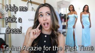 Trying Azazie Bridal Dresses | Help Me Pick a Dress