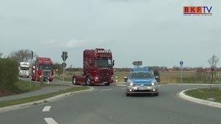 Konvoifahrt beim Truckertreffen in Esens - BKF TV Reportage