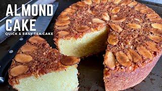 Almond Cake Recipe | How to make Super Moist Bakery Style Almond Butter Cake | Quick & Easy Tea Cake