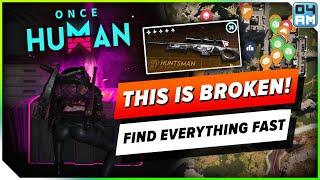 Once Human Find EVERYTHING In No Time! Blueprints, Mods, Deviants & More