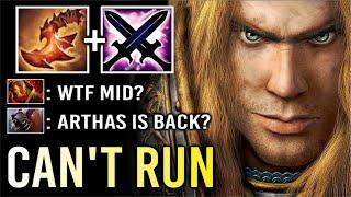 ARTHAS MID IS BACK! New Meta 2 Sec Delete All Pure Damage + Max Slow Can't Run Imba 7.32 Dota 2