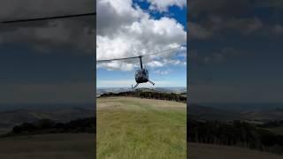  Sharing the Kiwi farm experience with tourists — helicopter included. #ecotourism