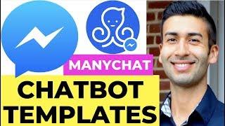 ManyChat Templates - WHERE To Find Your Chatbot Templates - Nico Moreno Messenger Bot Tutorial 2019