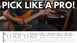 Improve Your Tone, Speed & Precision: Bass Pick Technique
