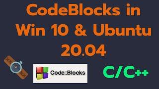 How to install Code Blocks 20.03 on Windows 10 / Ubuntu 20.04 | C/C++ | 2020