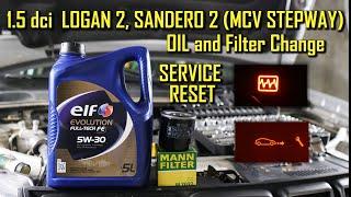 1.5 dci OIL CHANGE Dacia / Renault Logan 2, Sandero 2, Sandero 2 Stepway, Logan MCV (66 kw / 90 hp)