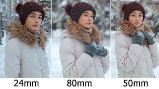 Как выбрать объектив? 24mm VS 50mm VS 80mm / СРАВНЕНИЕ