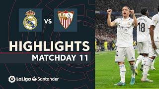 Highlights Real Madrid vs Sevilla FC (3-1)