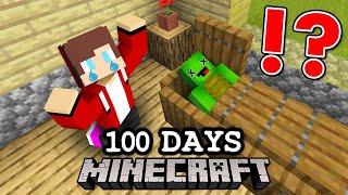 I Survived 100 Days With My Dead Friend in Minecraft