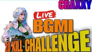 CRAXXY IS LIVE FULL RUSH GAMEPLAY #bgmi #bgmilive