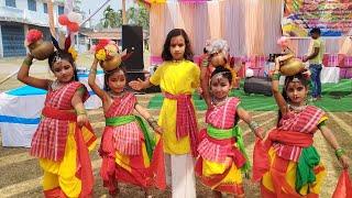 Aj fagune agunlage || Basanta utsav Dance|| Kalandhika junior group|| Choreography Rimi Mukherjee ||